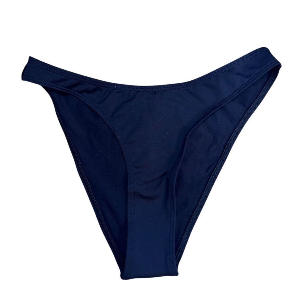 NWT SKIMS Women's Iconic Swim Dipped Bikini Bottom Black Size S